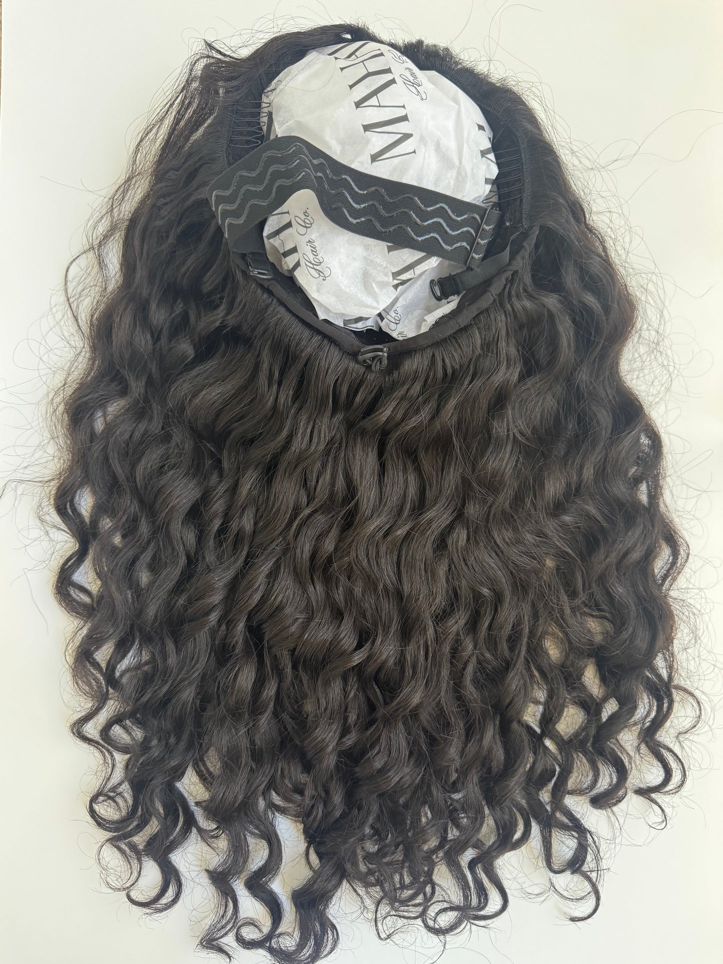 Raw Indian Curly Half Wig (Please Read Description)